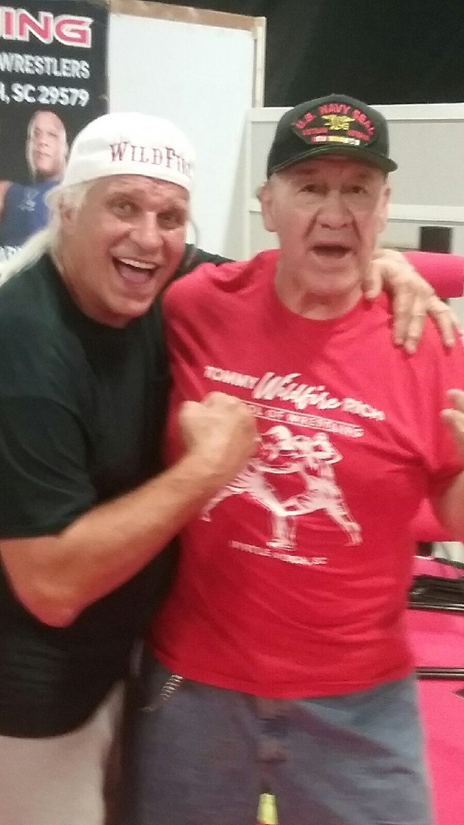 wrestlerweekly's tweet image. Look who stopped by the Tommy Wildfire Rich School of Wrestling! The Ragin' Bull #MannyFernandez @DavidBr25439805 @twildfirerich