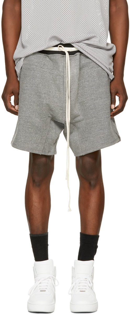 SSENSE】 ドロップ メッシュ ラウンジ ショーツ 在庫復活！ FEAR OF