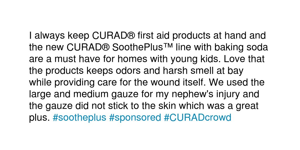 Suneila7's tweet photo. Tell us how the products you sampled compared to similar generic products you’... #sootheplus #sponsored #CURADcrowd https://t.co/t0q7gvrZpf