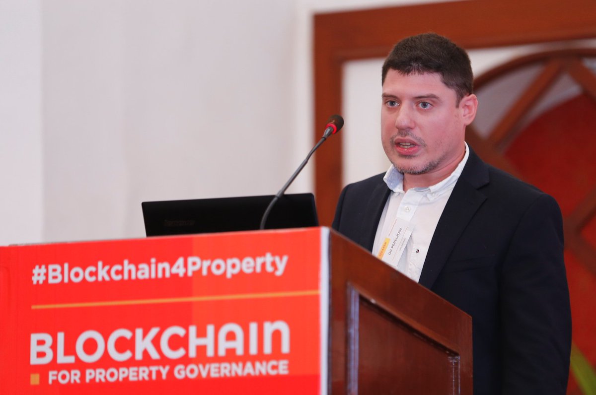 IndiaPRAlliance's tweet photo. @India_Institute @IndiaPRAlliance thank @perelmanor 4 his tlk @#Blockchain4Property conf. https://t.co/jsN3clg3xx #Swedishcasestudy #fortech https://t.co/hOOF9ZmqbK