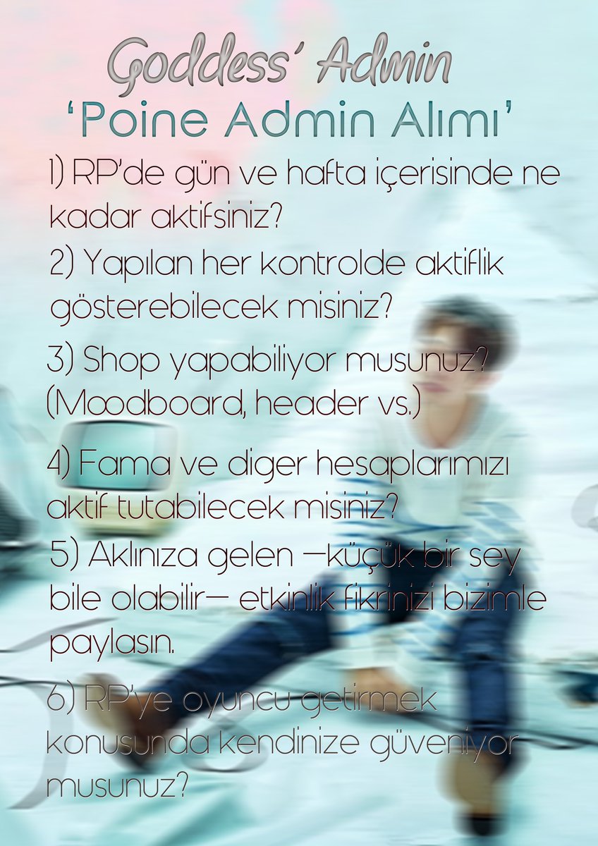 KRPPoine's tweet photo. ✎ Poine Admin Ekibine katılmak ister misiniz? ✎

✾ İʟɢɪʟᴇɴᴇɴ ᴛᴜᴍ ᴏʏᴜɴᴄᴜʟᴀʀıᴍıᴢıɴ ᴍᴇsᴀᴊʟᴀʀıɴı ʙᴇᴋʟɪʏᴏʀᴜᴢ. ✾ https://t.co/0a7h932FQG
