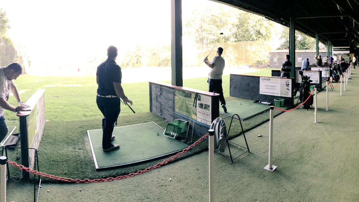 Driving range is pretty much full from open til close at the moment. Who says cycling is taking over from golf! 😃 #practice #golflessons