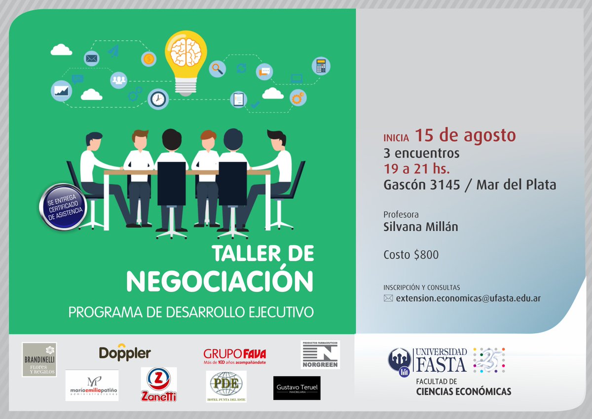 Consultas e Inscripciones: extension.economicas@ufasta.edu.ar

No te lo podes perder!!!