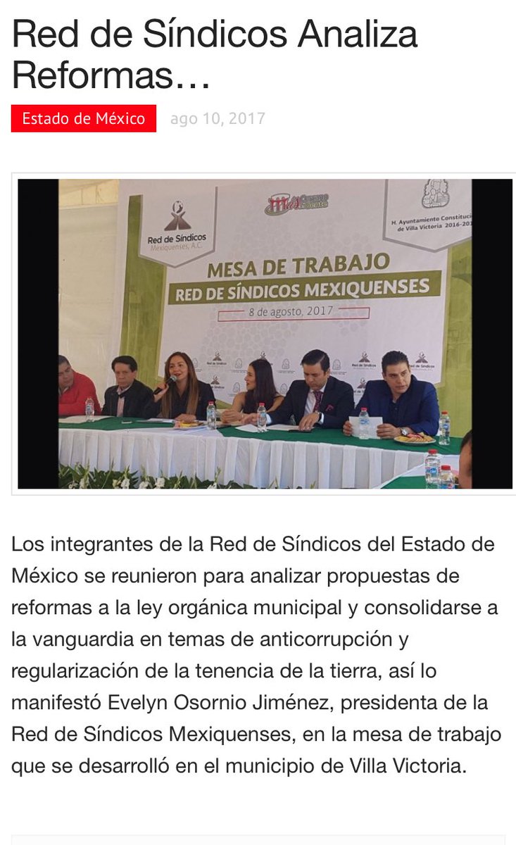 redsindicosmx's tweet photo. Les compartimos la nota que publica el periódico #8Columnas referente al trabajo que realizamos en la #RedSíndicosMx
https://t.co/qCxTrT4yCL https://t.co/SEPdMNPfDC