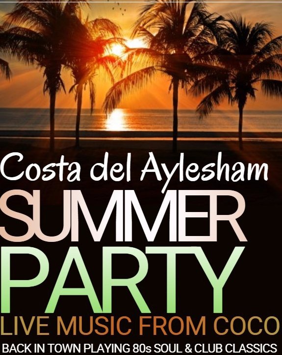 Don't miss our #bankholiday summer party at Aylesham!Live music from COCOSunday 27th August @ 2pm