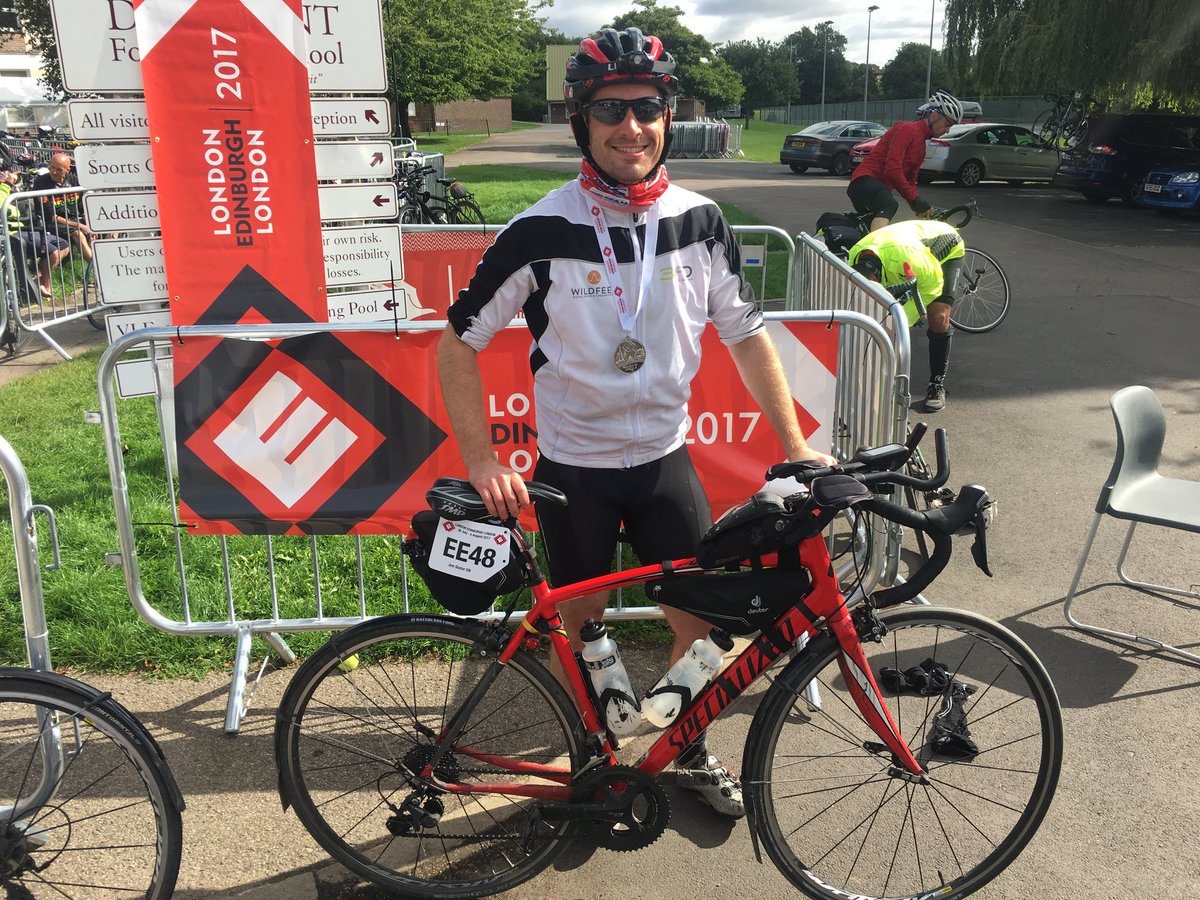 3formdesign's tweet photo. #3fD's Simon Bailey's cycle buddy Jon Slator on their epic #LondonEdinburghLondon bike ride, superstars! #LEL2017 https://t.co/68xGdHOPAu https://t.co/Fqm3dGaAaB