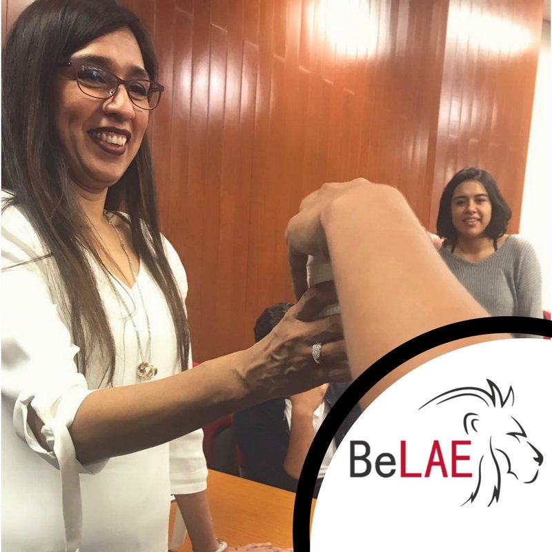 BeLAE_'s tweet photo. Participación de BeLAE en la bienvenida a la nueva generación de LAEs en la clase de Introducción a la carrera. https://t.co/MHlEHsEpmK