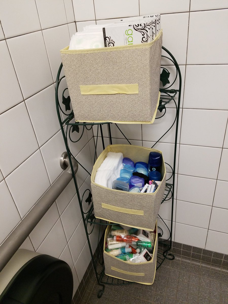CTISnurse's tweet photo. We are getting ready for y'all! The nurse clinic will now have a care station in the bathroom 😄 https://t.co/5S4OZat8GK