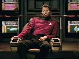 TrekCaptions's tweet photo. How many Riker Leans until @Wendys  beams me a single free small chocolate Frosty?  ;) https://t.co/af4APkc1vn