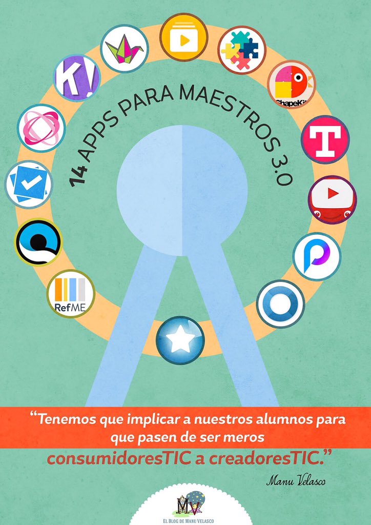 Manu___Velasco's tweet photo. @maestradepueblo Te dejo algunas👉 60 Apps útiles para docentes: https://t.co/bP0oMTr7Qg ¡Un abrazo! 😉 https://t.co/yGXq3SnpNF
