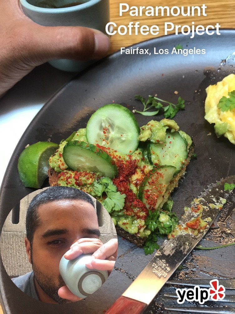 Amazing brunch menu &amp; great coffee (@ Paramount Coffee Project) #Yelp #Yelfie yelp.com/biz/paramount-…