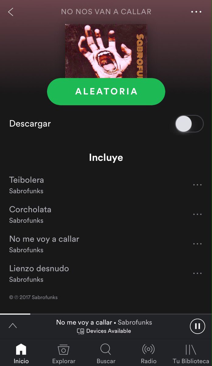 <a href="/Sabrofunks/">sabrofunks</a> les presenta oficialmente en <a href="/SpotifyMexico/">Spotify Mexico</a> nuestro #ep #NONOSVANACALLAR #celebremoslaVIDA #SABROFUNKEANDO #MEXICO