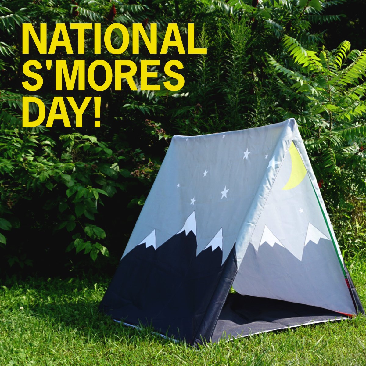 antsypantsplay's tweet photo. Set up the Antsy Pants tent for National S'mores Day!
#AntsyPantsPlay #LimitlessPlay #BuildAndPlay #NationalSmoresDay #Camping https://t.co/fSk1N59Jwy