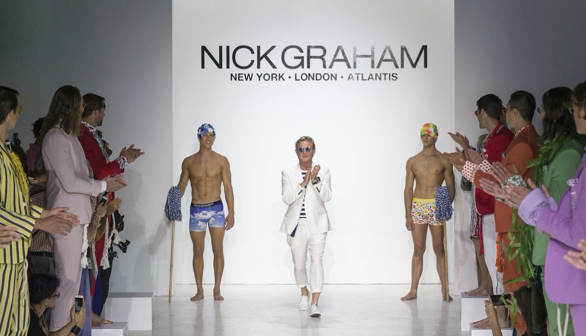 Nick Graham Men's Fashion Elements Cotton Boxer Brief