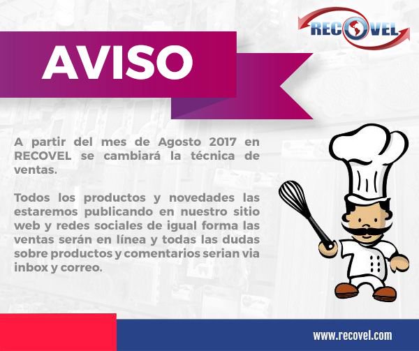 RECOVEL1's tweet photo. En Recovel nos renovamos y para brindarte un mejor servicio el formato de venta y entrega tiene ajustes, te invitamos a conocerlos. https://t.co/DEj61zvC1I