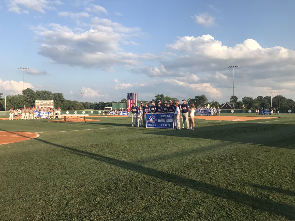 NDakBabeRuth's tweet photo. Opening Ceremonies @BabeRuthLeague @biscaps15 https://t.co/rJ7JU0ZKtw