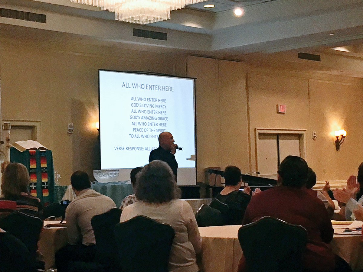 NECDDRE's tweet photo. .@johnangotti keeps the momentum going as evening falls on day 1 of #NEConvo 🎤🎼🎹 https://t.co/u4RYQwEU11