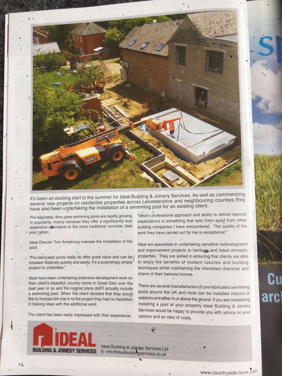 IdealBJS's tweet photo. Check out this months edition of @laviemagazine for an insight into one of the different types of project undertaken by #TeamIdeal https://t.co/qalSwaxY2e