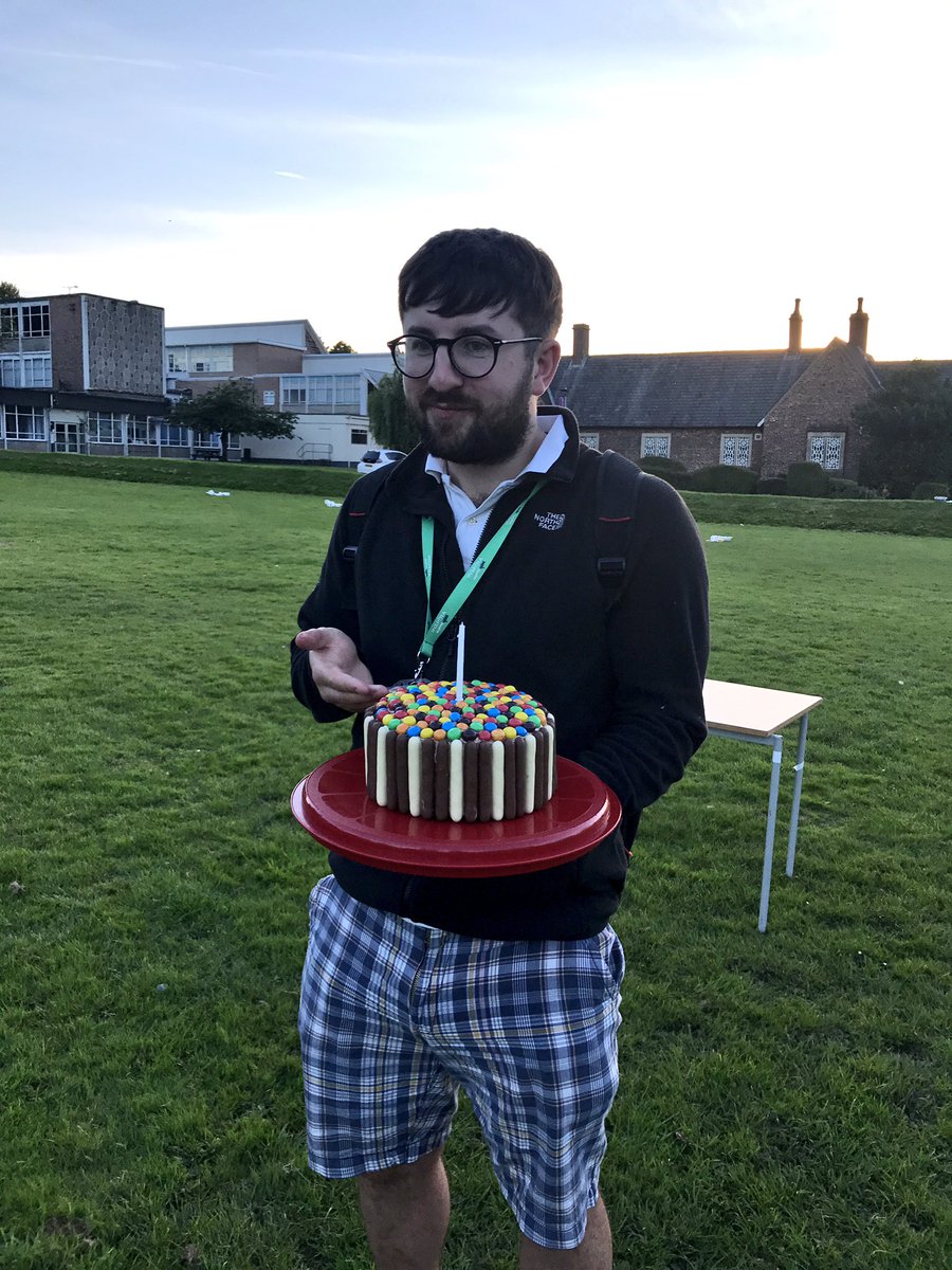 InspiraEllieC's tweet photo. @InspiraAndyK looking totally thrilled with his birthday cake 🎉🎂 #NCSCumbria https://t.co/vYdvT8HC0y