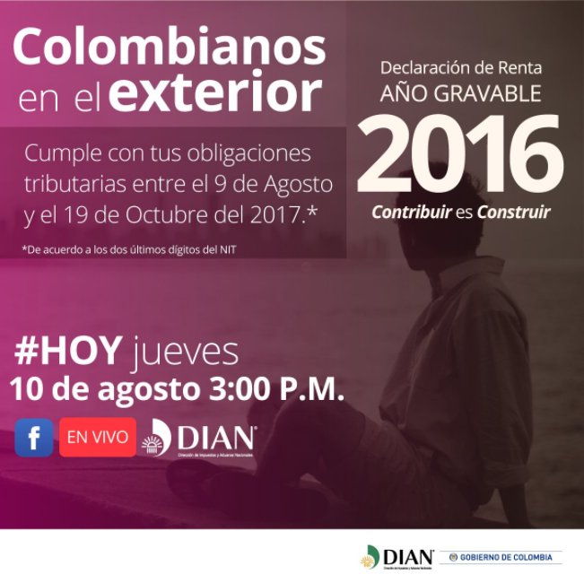 urnadecristal's tweet image. #YODeclaro Colombianos en el exterior se conectaron desde las 3:00 hora 🇨🇴  en Facebook &amp;gt; goo.gl/SZhfuU #DeclaraciónDeRenta