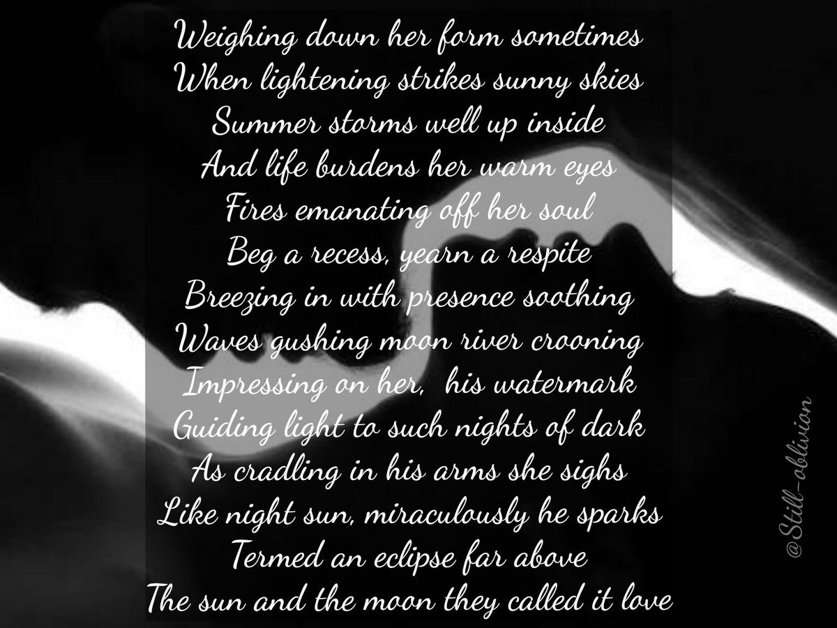 Still_oblivion's tweet image. #DimpleVerse  #promptwords #nightsun #lightening #SummerStorm #moonriver #poem #poetry #love #amwritingfantasy #words #sun #moon #eclipse