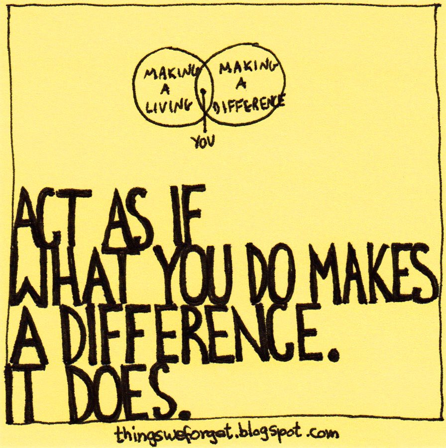 actionhappiness's tweet photo. Act as if what you do makes a difference. It does https://t.co/kx67TjXKvk