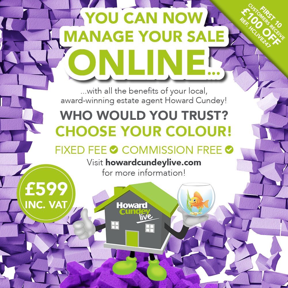 howardthefish's tweet photo. Choose your colour! An #estateagent with 50 years experience now giving you the choice to manage your #sale #online https://t.co/Tc8A12lAmA https://t.co/kcUV4MYu80