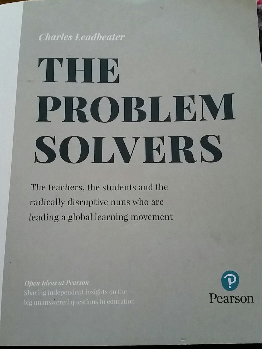 niferharrison's tweet image. Have you read The Problem Solvers by Charles Leadbeater? Recommend it. #kpdsbproblemsolvers