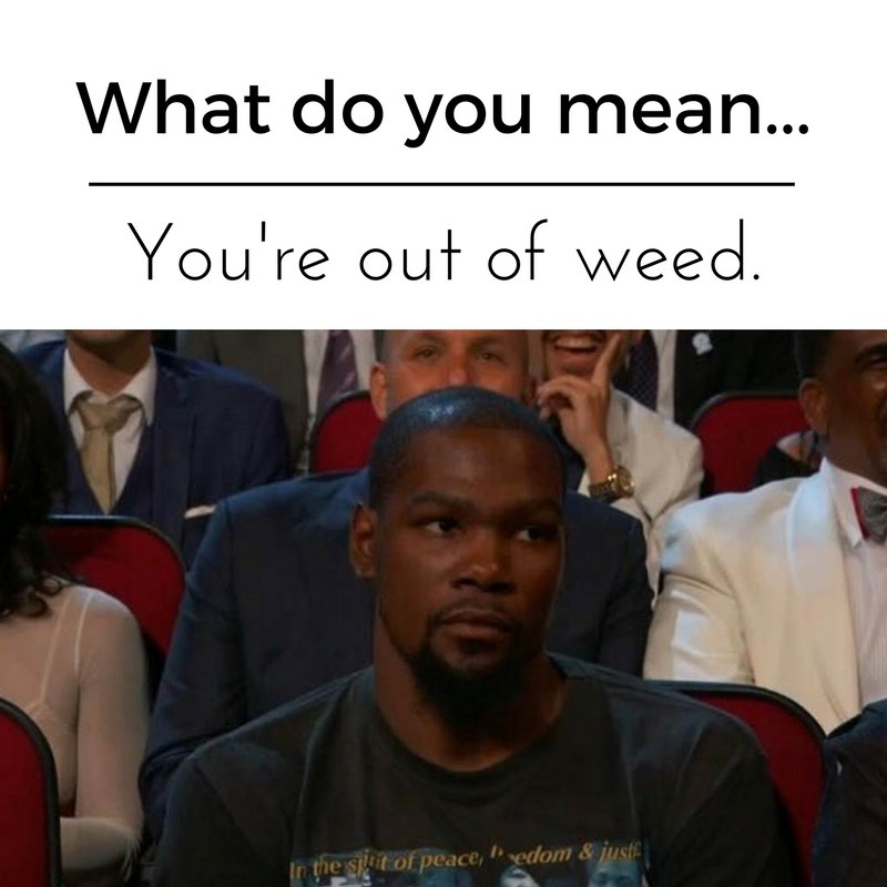NugBrand's tweet photo. We’ve all has this moment 😕 At that friend below! #NugLifeSadness 😭 https://t.co/hiYsCzA59c