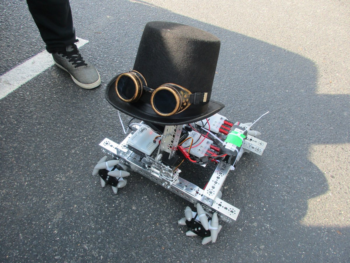 We went fundraising today with our sponsor bot!   #omgrobots