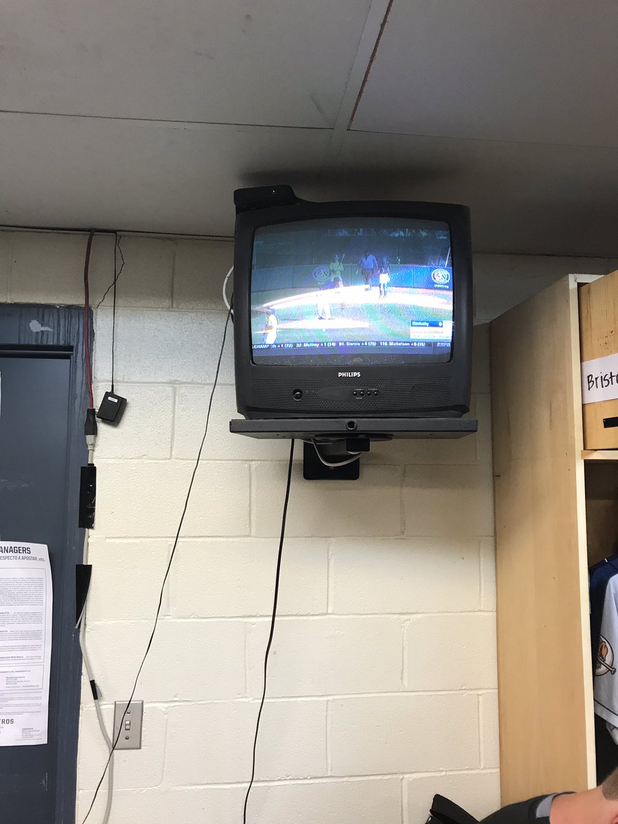 Can't beat watching the LLWS on a TV from the early 90's in a minor league club house. Best time of the year am I right @Walshey21 ?
