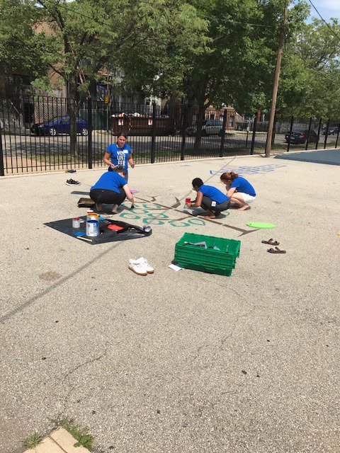 MitchellBobcats's tweet photo. Thank you to @ChicagoCares and @SpencerStuart for helping to make Mitchell more beautiful today!
#DoMoreGood https://t.co/FnHbhIL5YX