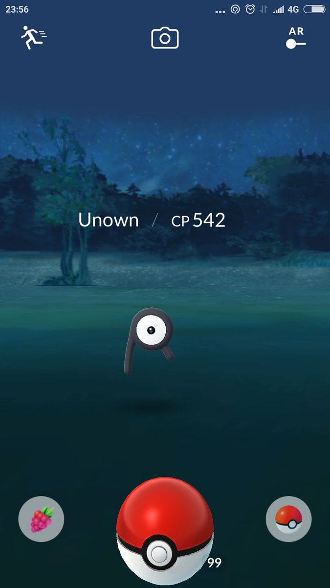 AlbenPlay's tweet photo. Mi primer Unown!!! #PokemonGO https://t.co/kzbFntKWHa
