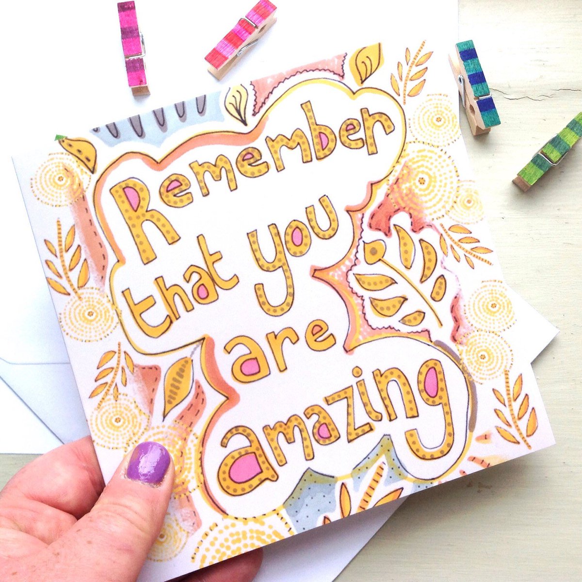 buck_lj's tweet photo. Remember You Are Amazing Quote Card Greetings Card Friend Get Well … https://t.co/wTTjH9g1hp #Slumbermonkey #BffCard https://t.co/BzeszST752