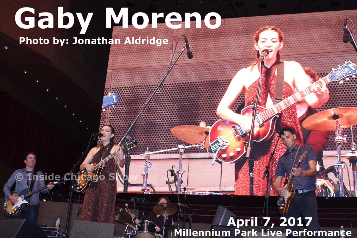 InsideChicagoTV's tweet photo. Epic Week #CHICAGO!!

#TBT to @gaby_moreno in @Millennium_Park on Monday!

Musician = #GabyMoreno
Photos = @maveriktvfilm
Host @theJAldridge https://t.co/bThZztYkk2