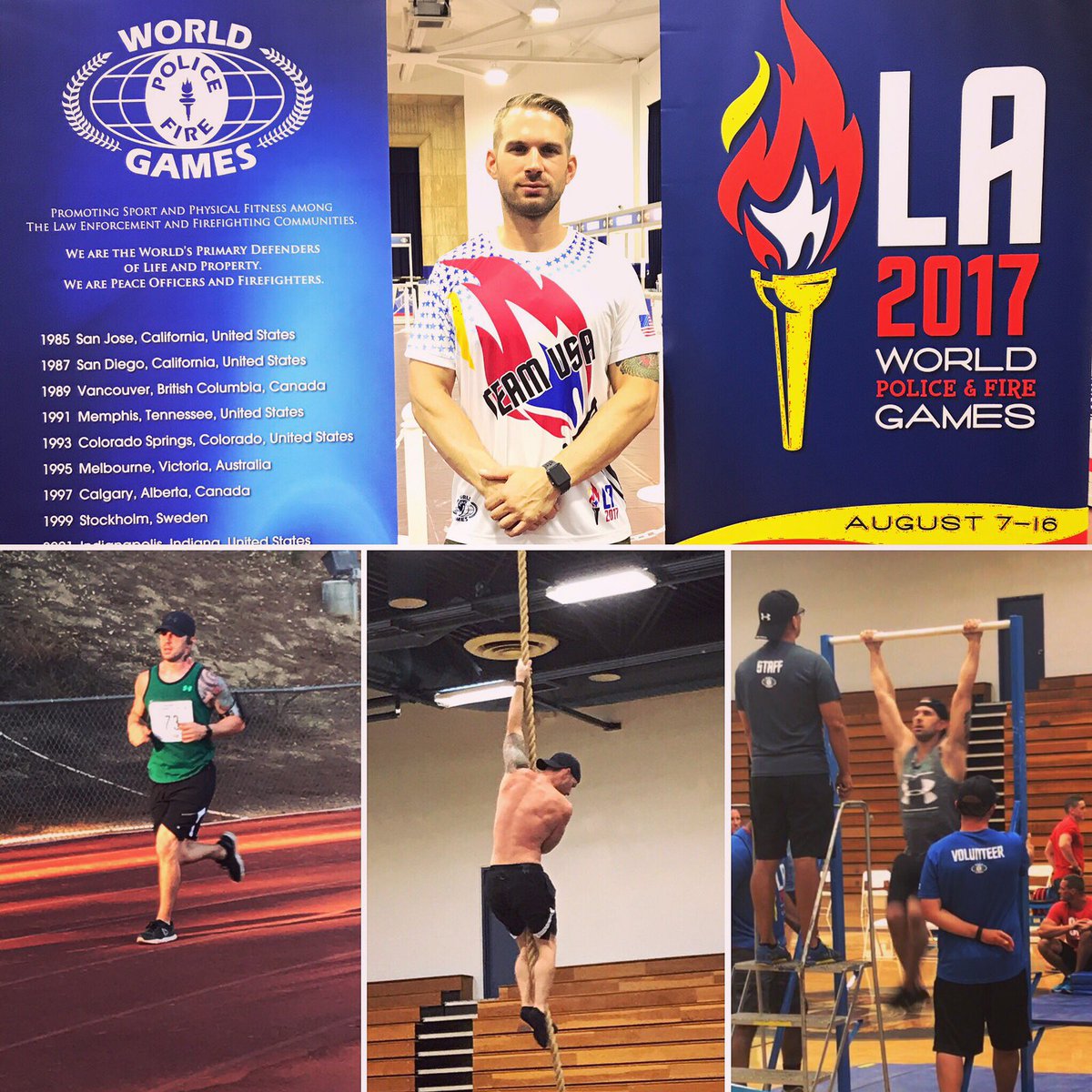 Ofc Drew Lydon placed 6th in the toughest competitor alive competition yesterday at the #WorldPoliceandFireGames! USA! #livepd <a href="/LivePdFans/">🔴#LivePD</a>