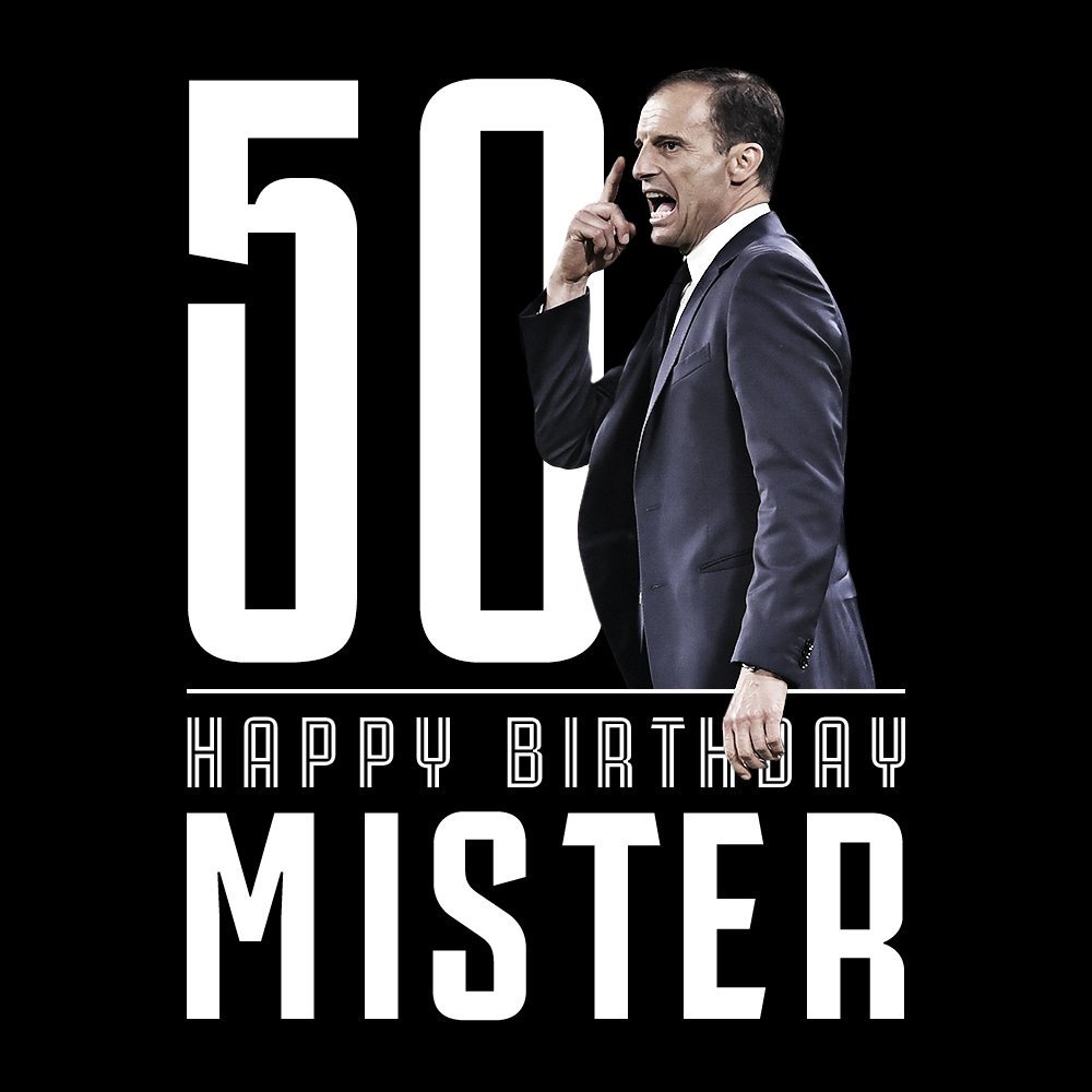 Selamat ulang tahun, Mister!

@OfficialAllegri merayakan ulang tahun yang ke-50 hari ini 🎂⚫️⚪️

#HappyBirthdayMister