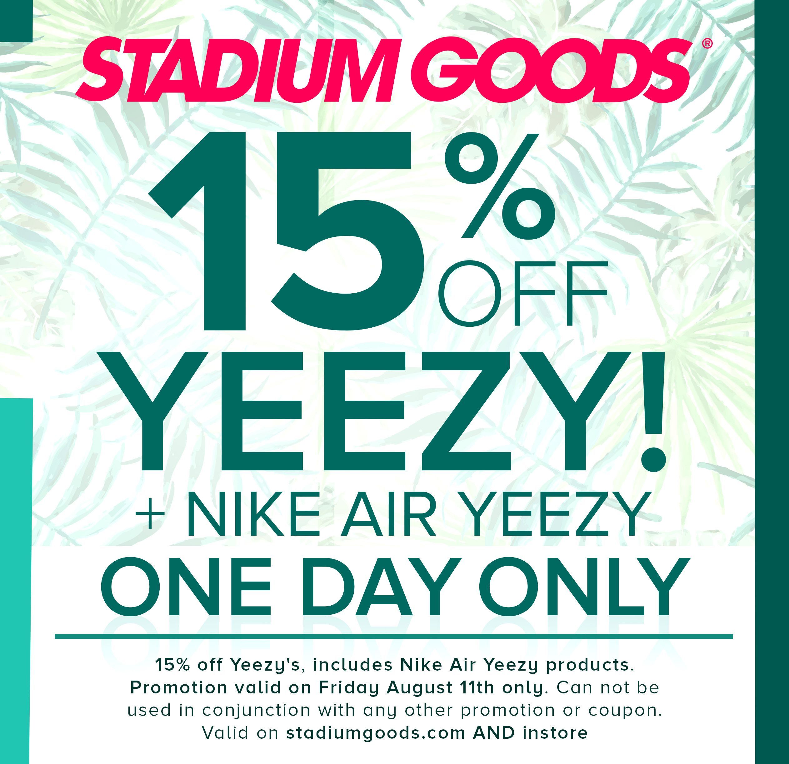 Yeezy sales promo code