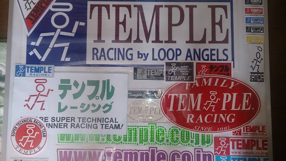 Temple Temple Racing Memory Sticker Since 1978 17 Temple Racing シビック 車好き 環状族 ステッカー 伝説 チーム