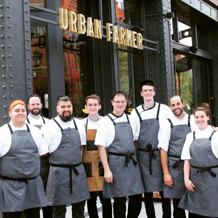 UrbanFarmerDen's tweet photo. The wonderful faces behind #urbanfarmerdenvers dishes! #nicetomeatyou #303eats #5280eats #augustopening #ranchtotable @chrisstarkus https://t.co/kwyRUKxSQC
