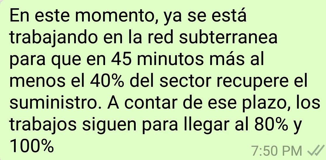 evelynmatthei's tweet image. INFORMACIÓN #1: Por favor, sigan reportado cortes luz a @EnelClientesCL y @Muni_provi. RT.