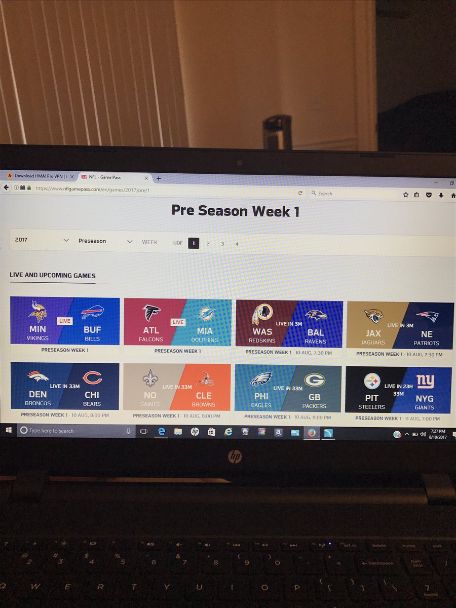 glass_half_MT's tweet photo. Thanks to @frostyon420 I'm getting my preseason fix LIVE! #GamePass #HMA_VPN https://t.co/uIfxLoSSbU