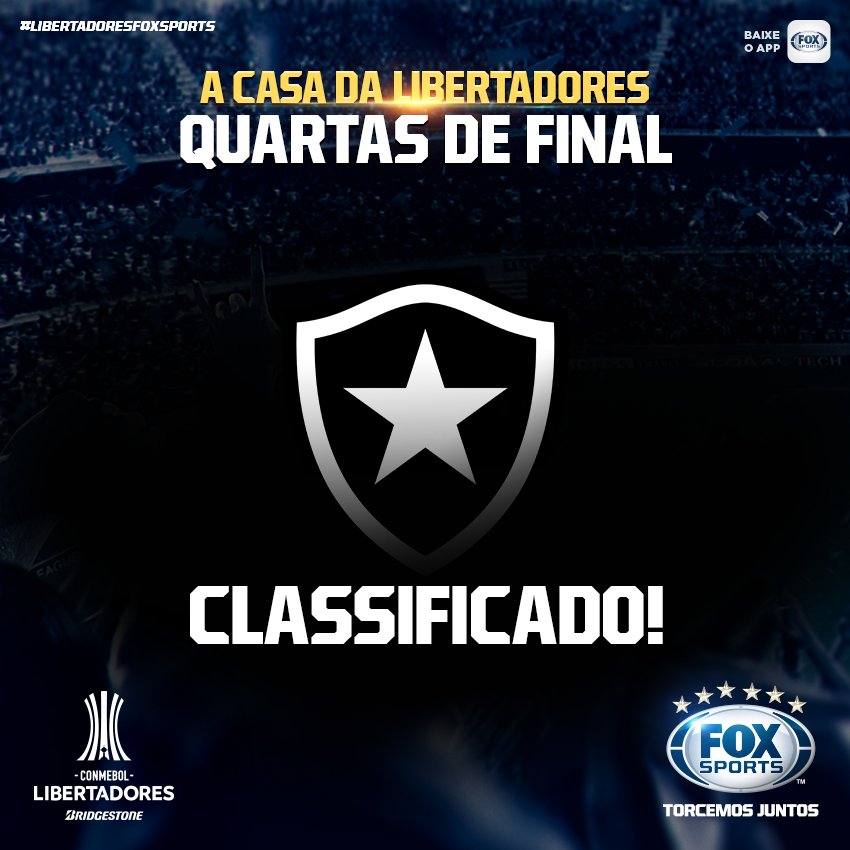 🌟🔥 HISTÓRICO! O BOTAFOGO ESTÁ NAS QUARTAS DA LIBERTADORES! #LibertadoresFOXSports