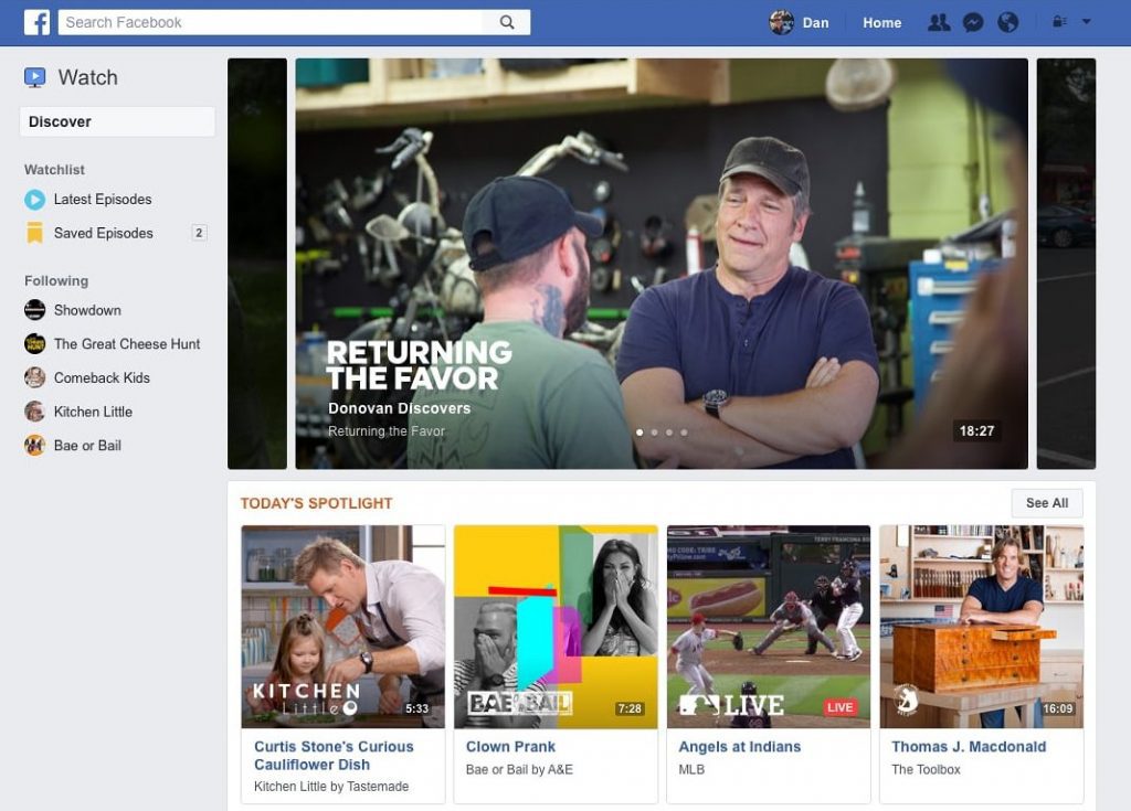 WSupportTI's tweet image. Watch é a nova aposta do Facebook contra Netflix wsupport.com.br/index.php/2017…