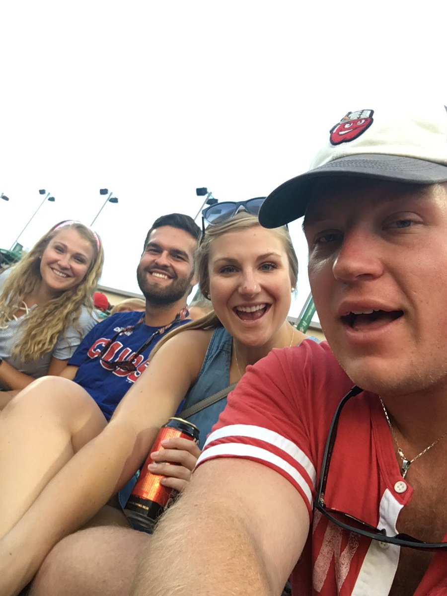 keeganmbruner's tweet photo. We want to win the @hoosierlottery pack @TinCaps game! #section103 #rowm #seat11 #gocaps #BIGFUN https://t.co/ixRwhm97me