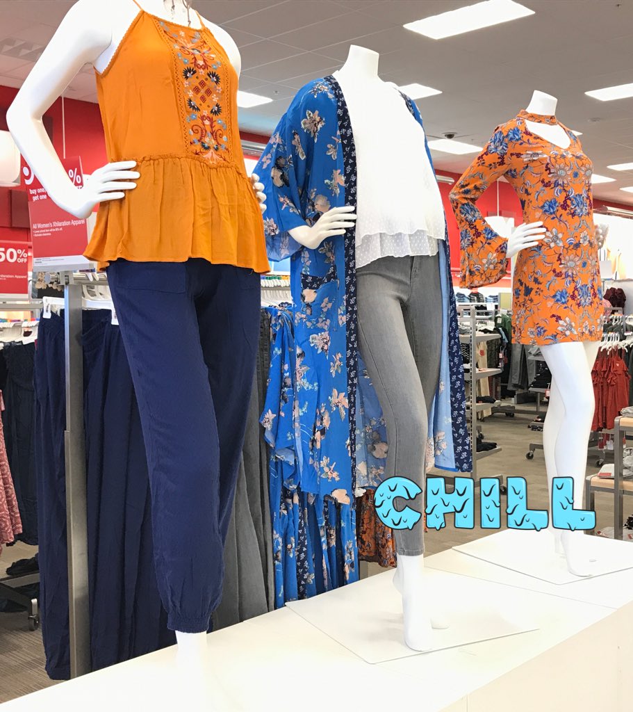 Ashley_Singer5's tweet photo. Added some hints of blue today to our Xhilaration mannequins #style #t2847 https://t.co/7Ljf5g3fdC