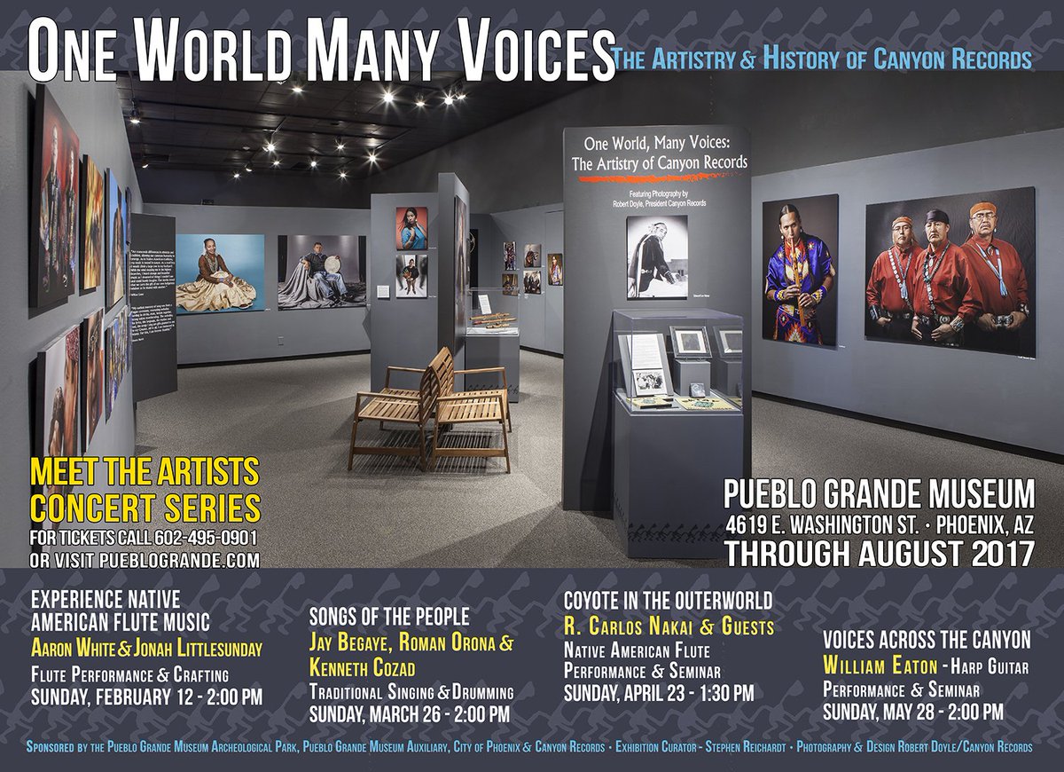 CanyonRecords's tweet photo. Tonight! Arizona Horizon PBS Ch 8 images from One World, Many Voices featured between show segments! https://t.co/JtYVQyFIDq