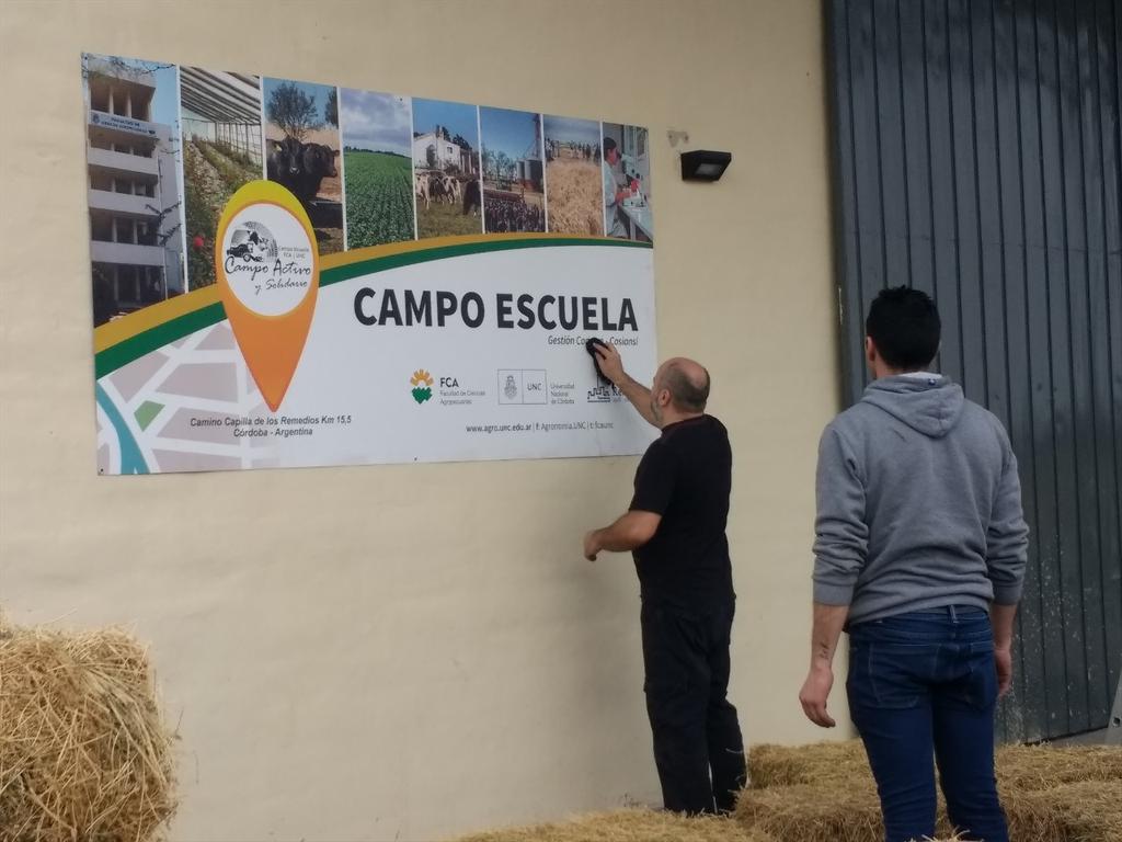 ConreroMarcelo's tweet photo. Todo listo para recibir a nuestros invitados mañana en #campoescuela @fcaunc. Mucho trabajo. Gracias comunidad facu! https://t.co/w9PDvqGr2M