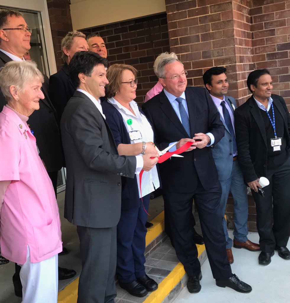 BradHazzard's tweet photo. With @VictorDominello at Ryde Hospital opening of Critical Care Unit. Thx to all involved. @NthSydHealth  @NSWHealth https://t.co/LZifJHn1Je