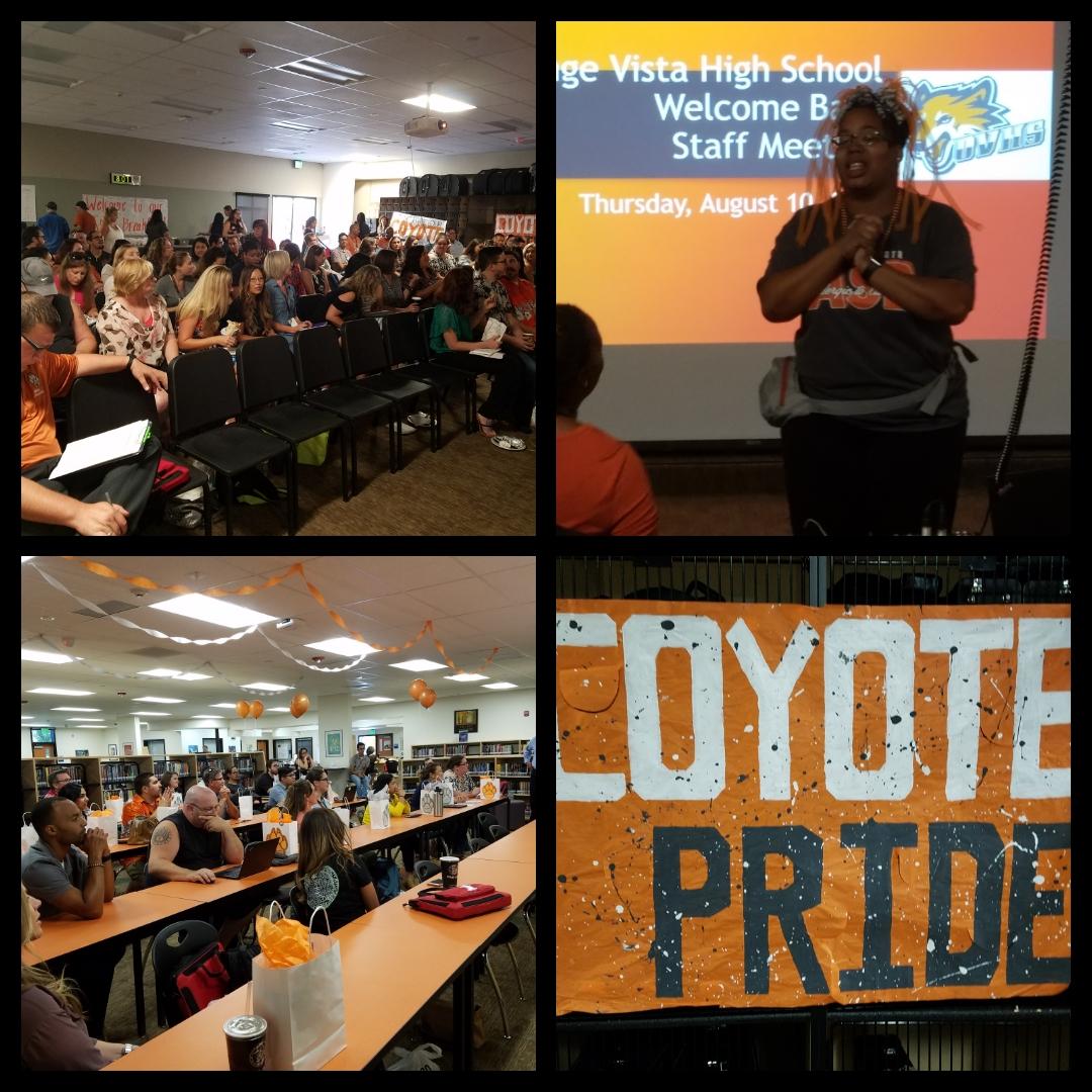 Welcome Back Orange Vista HS ! Year 2- let's do this! 😎 @orangevistahs <a href="/OrangeVistaASB/">OrangeVistaASB</a> #coyotevibes